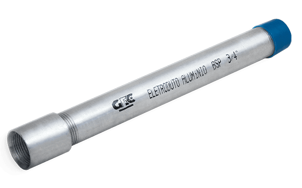 Alumí­nio SCH 40 BSP liga 6063 T5/T6